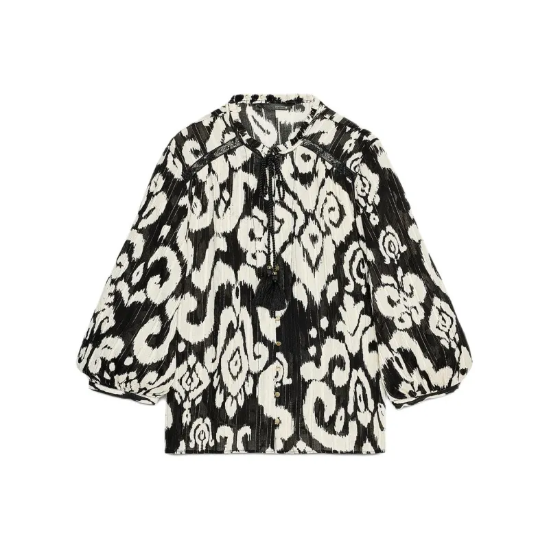 ZARA Shirts Women's White/Black-0
