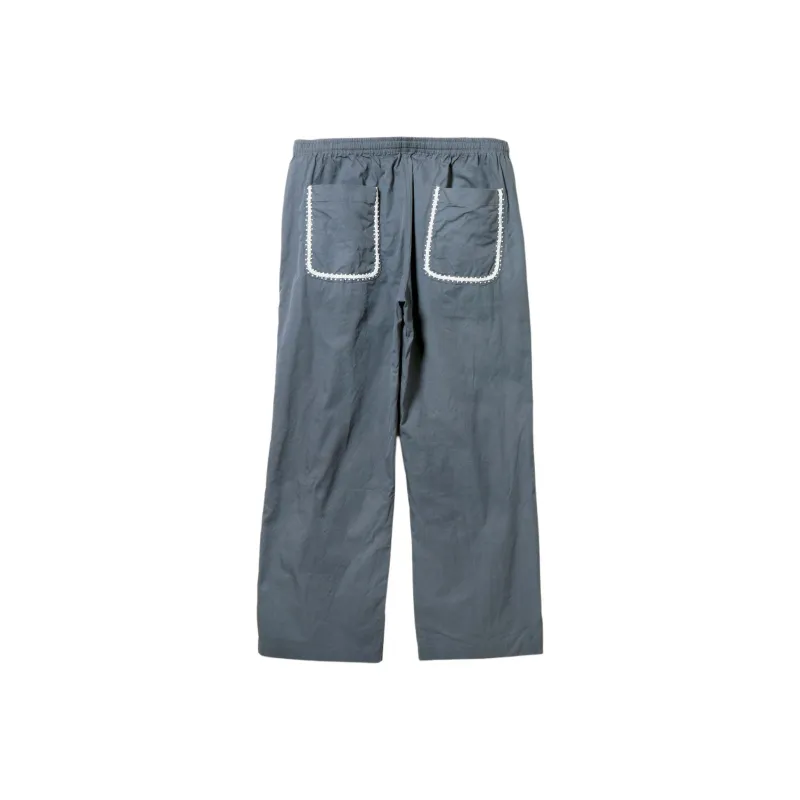 Needles Nomarhythm Textile Collaboration Casual Pants Unisex Blue Gray-1