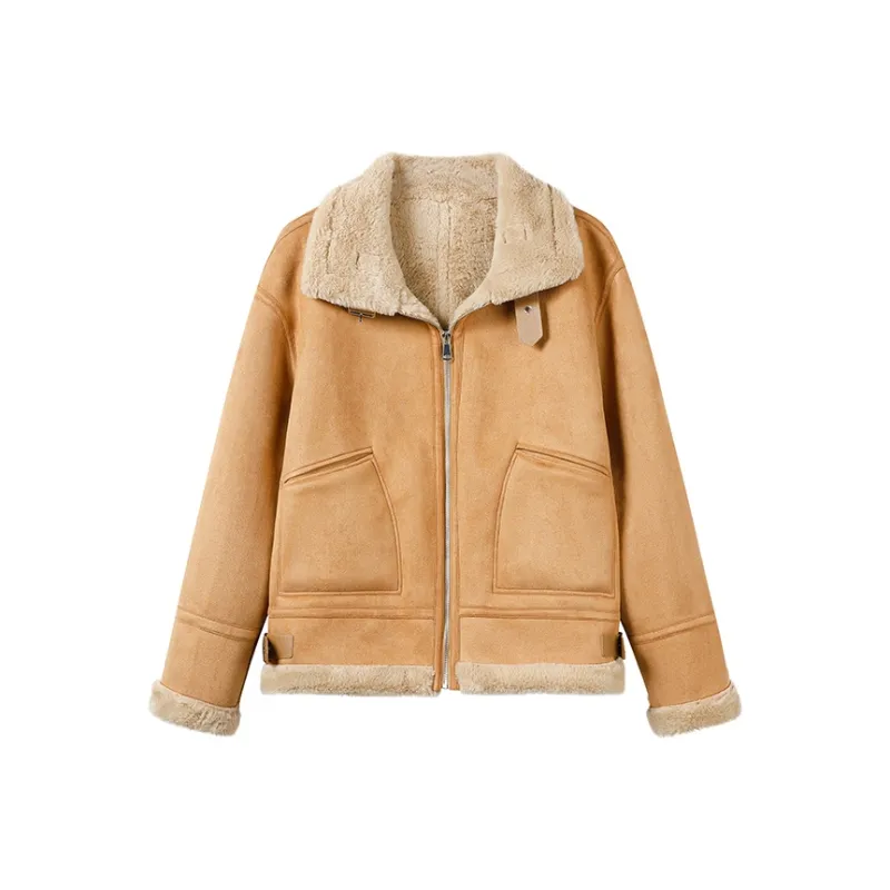 FAIRWHALE Jackets Coats Women's Light Brown-0