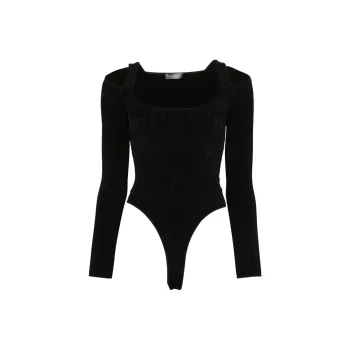 Mugler Sculpting Knit Bodysuit