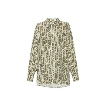 DVF Diane Von Furstenberg Abstract print Long sleeve Shirt