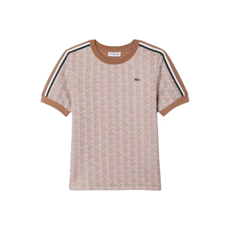 LACOSTE T Shirts Women's Pink-0