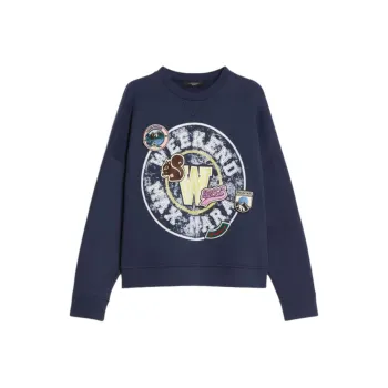 WEEKEND MaxMara Sweatshirt Women's Marine Blue
