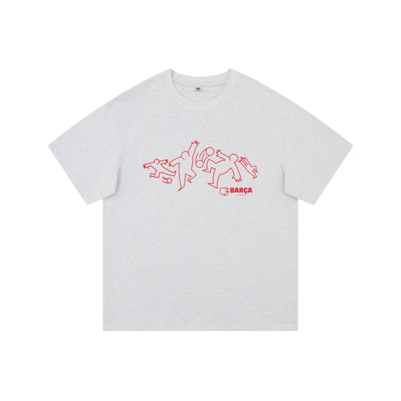 FCB ARCELONA T Shirts Unisex-2