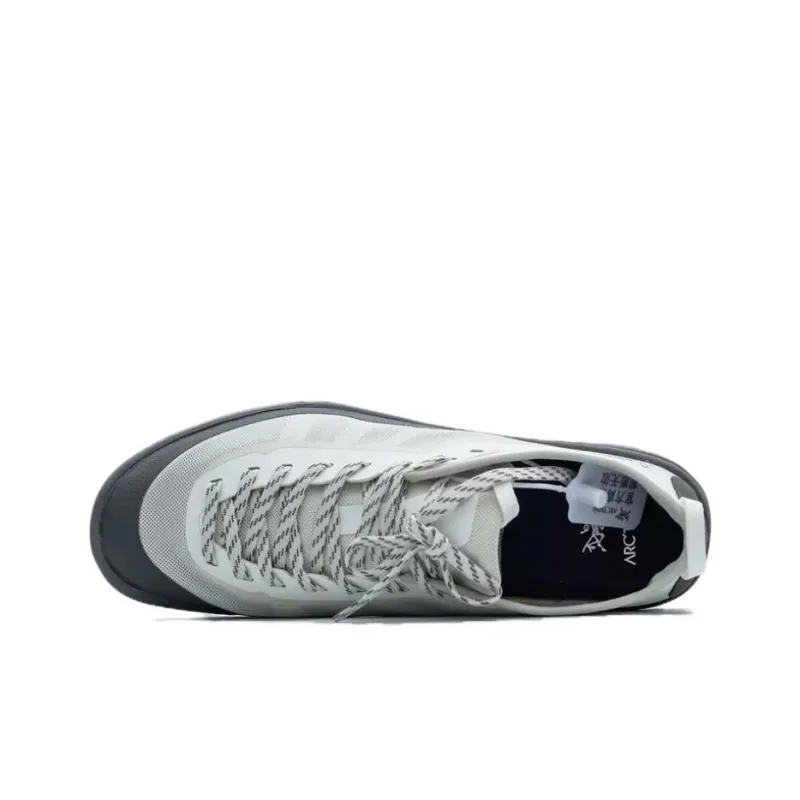 Arcteryx Konseal Lt Slip Resistant Low Top Hiking Shoes Men's White Gray-3