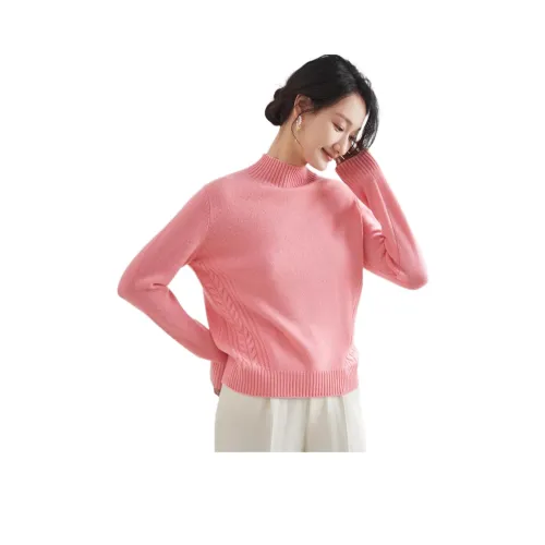 MIHUANG Cashmere aop sweater Women's Red Gray