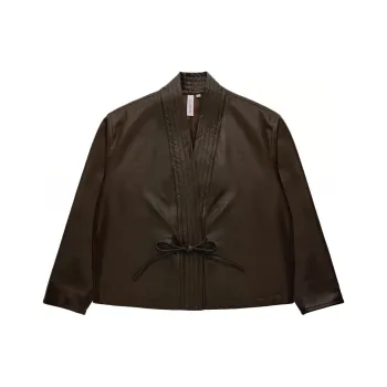 CLOT Leading And Laggard Collection SS24 Jackets Coats Women's Brown