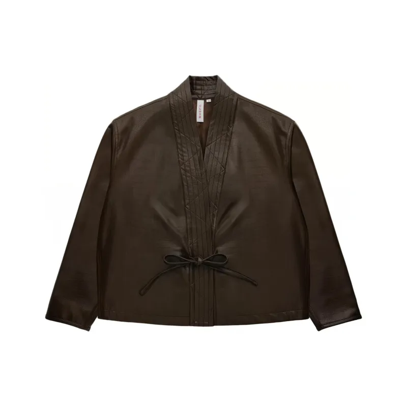 CLOT Leading And Laggard Collection SS24 Jackets Coats Women's Brown-0