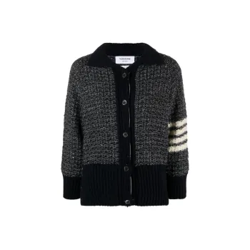 THOM BROWNE 4-Bar Stripe Cardigan