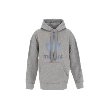ISABEL MARANT ETOILE Logo-Printed Drawstring Hoodie