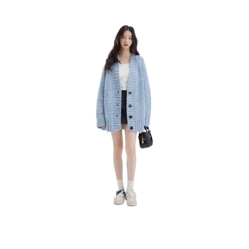 DEAR DEER PUFF Knitwear Women's Blue