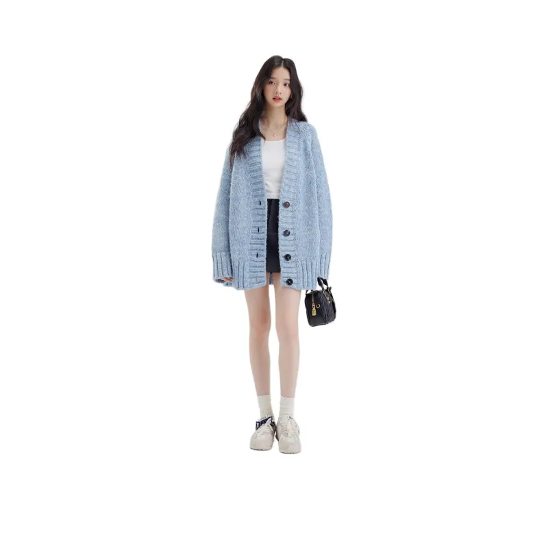 DEAR DEER PUFF Knitwear Women's Blue-0