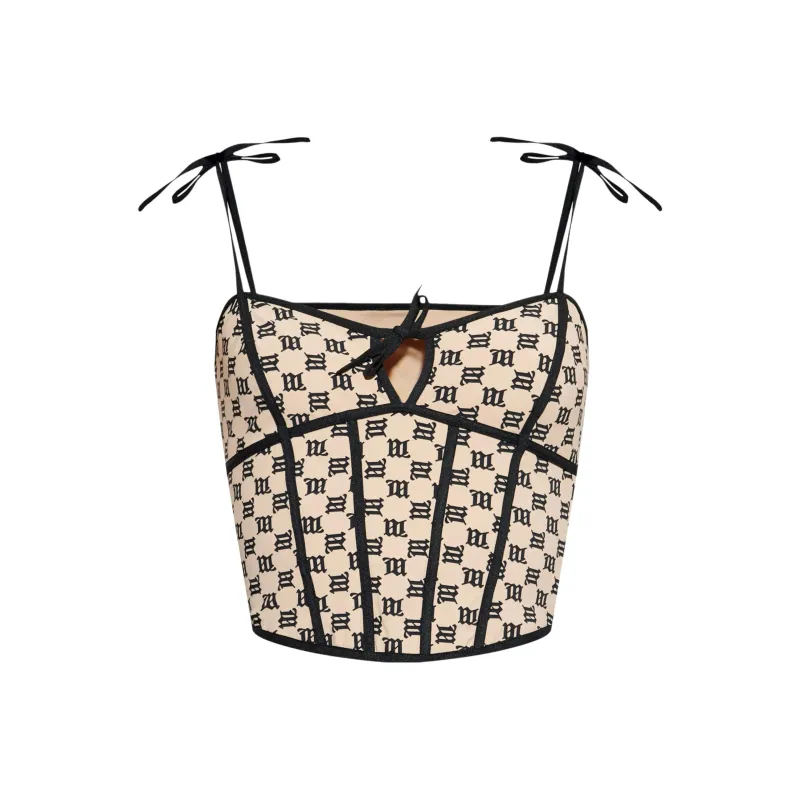 Misbhv Monogram Corset Top-0