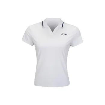 LiNing Tennis Series Polo Shirt Women's Standard White