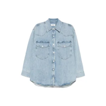 AGOLDE Shirt Women's Light Blue