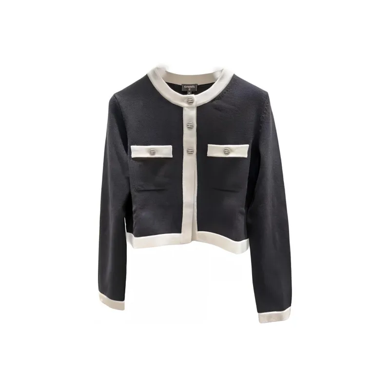 CHANEL 24C Knitwear Women's Black-0