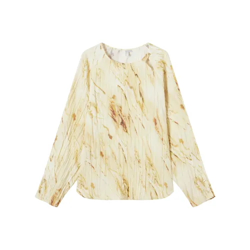 DIALOGUE Shirt Women's Rattan Yellow