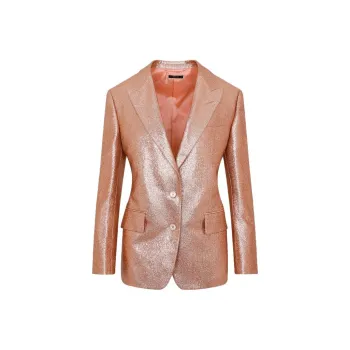 TOM FORD Single Breasted Glitter Detailed Blazer