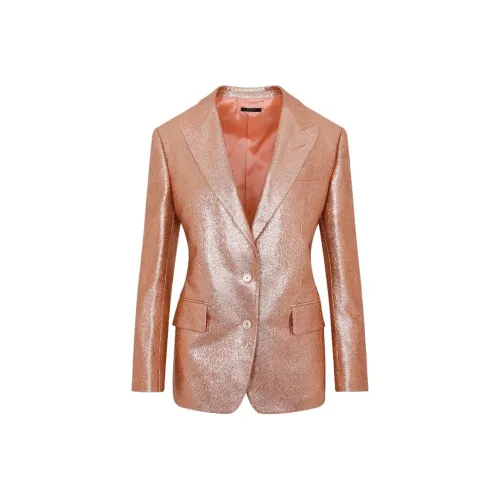 TOM FORD Single Breasted Glitter Detailed Blazer