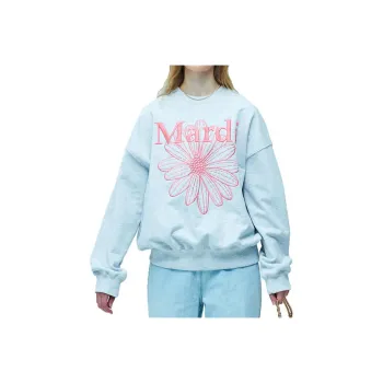 MARDI MERCREDI Sweatshirt Korean Style Women's