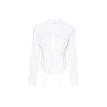 Marine Serre Household Corset style Cotton Shirt