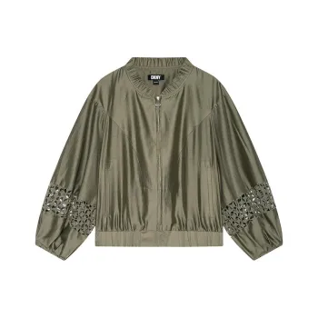 DKNY SS24 Jackets Coats Women's Olive Green