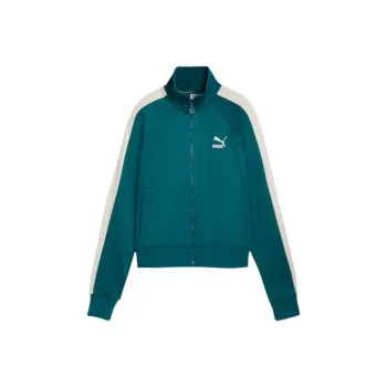 PUMA ICONIC Women's T7 Track Jacket Jackets Coats Women's Cool Green