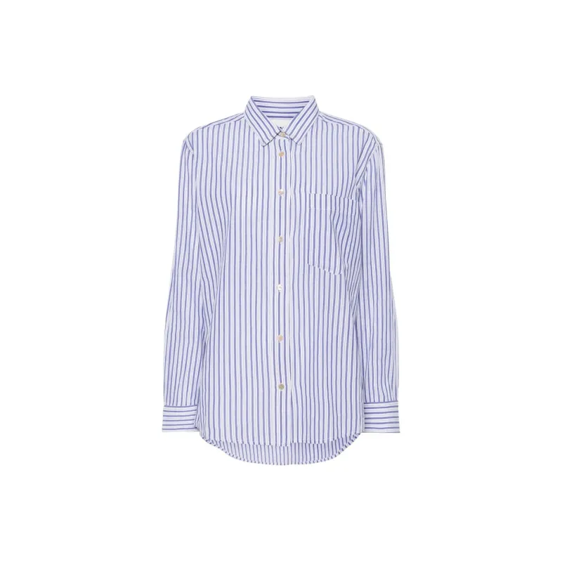 ISABEL MARANT ETOILE Esola Striped Buttoned Shirt-0