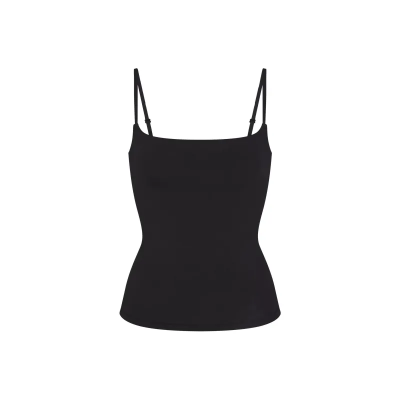 SKIMS COTTON JERSEY CAMI Camisole Women's SOOT/Smoke Gray-0