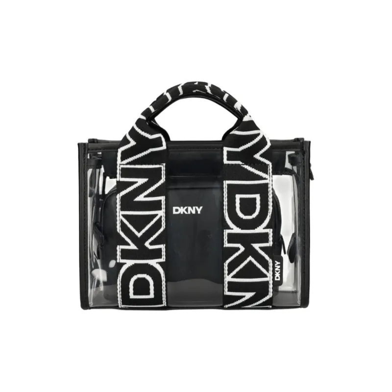 DKNY Logo jacquard Tote Bag-4
