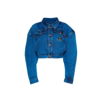 Vivienne Westwood Boxer Cropped Denim Jacket