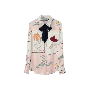 NancyCavally Shirt Women's Light Pink