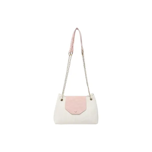 MOONDEMIMA PU Handbag, Tote Bag, Shoulder Bag Women's Pink White/Pink