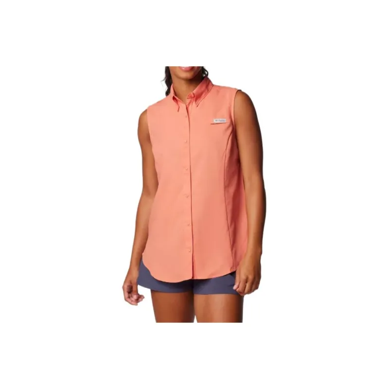 Columbia Omni-Wick Omni-Shade Shirt Women's Fade-Resistant Peach-0