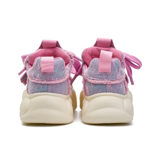 R6 Anti Slip And Wear Resistant Height Increasing Low Top Casual Shoes Women's-4