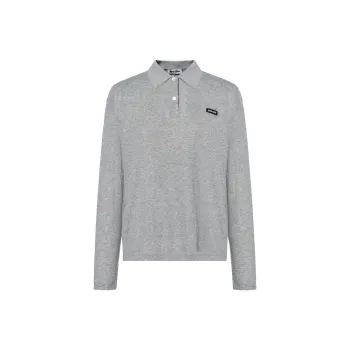MIU MIU FW24 Polo Shirt Women's Gray