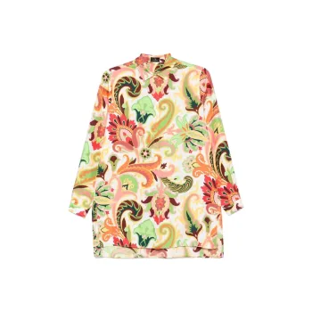ETRO Graphic Printed Long Sleeved Shirt