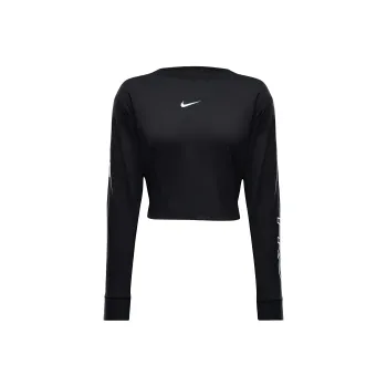 Nike ProDri Fit FW24 Drop Shoulder Sleeve T Shirt Women's Black