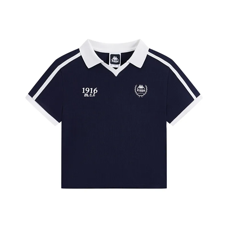 Kappa 1916 Series Polo Shirt Women's Midnight Blue-0