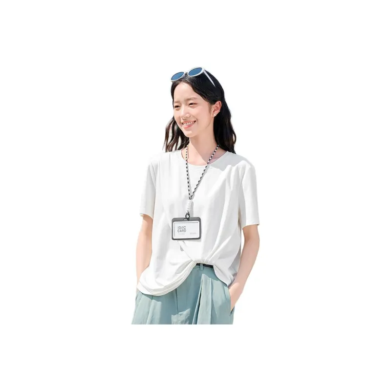 Fragment T Shirts Women's Ivory White-0