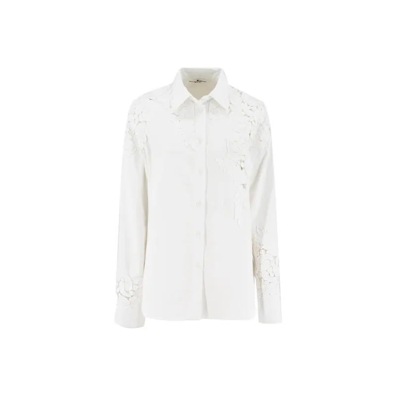 ERMANNO SCERVINO Floral appliqué Shirt-0