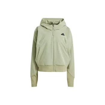 Adidas Z.N.E. Woven Full-Zip Hoodie Jackets Coats Women's Green