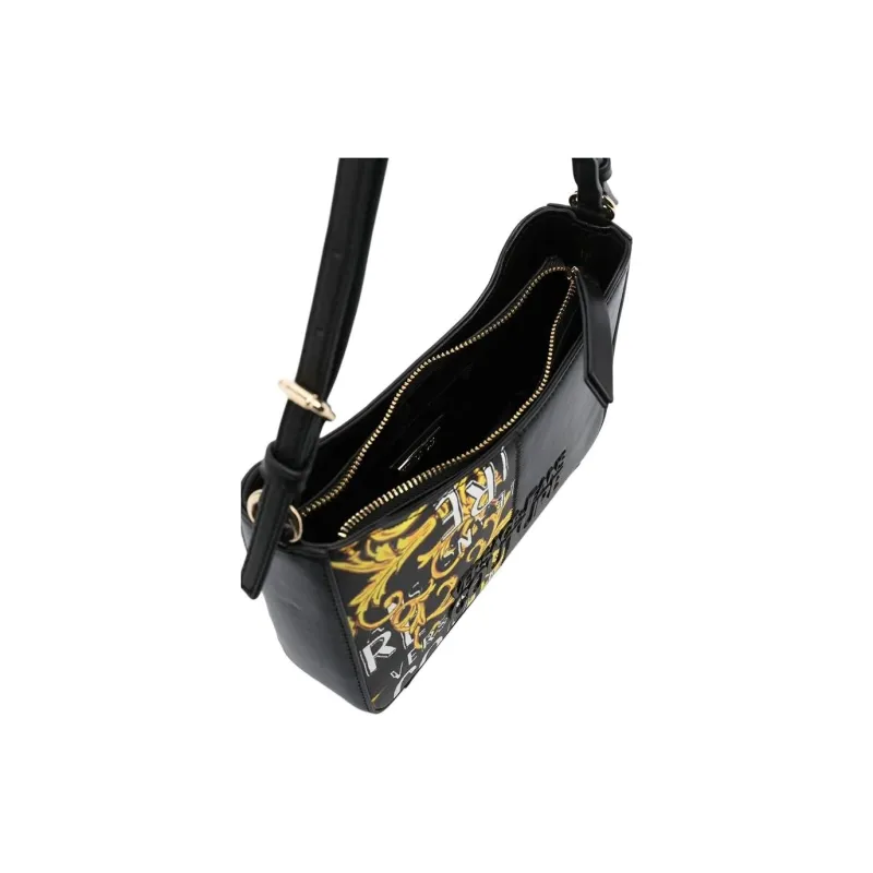 VERSACE JEANS COUTURE Pu Handbag, Shoulder Bag Regular Women's Black-3