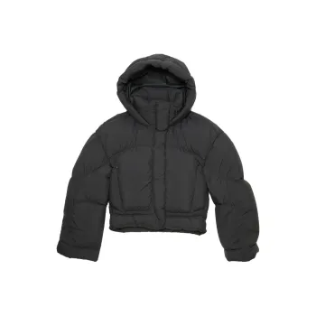 Acne Studios Hooded Puffer Jacket Black