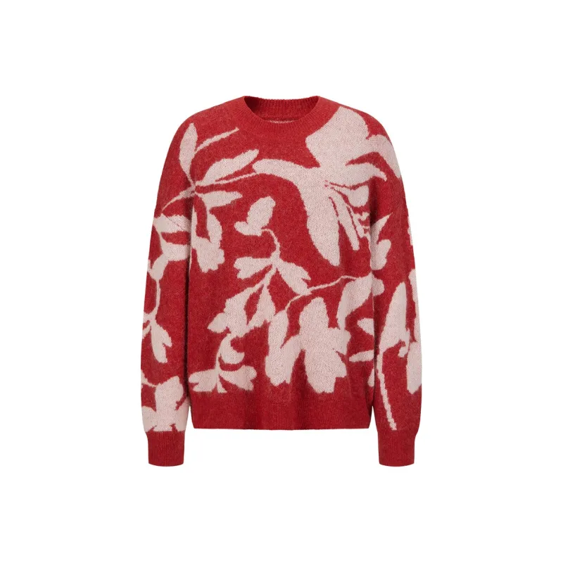 JZ. ANNAKRO Knitwear Women's Red Floral-0