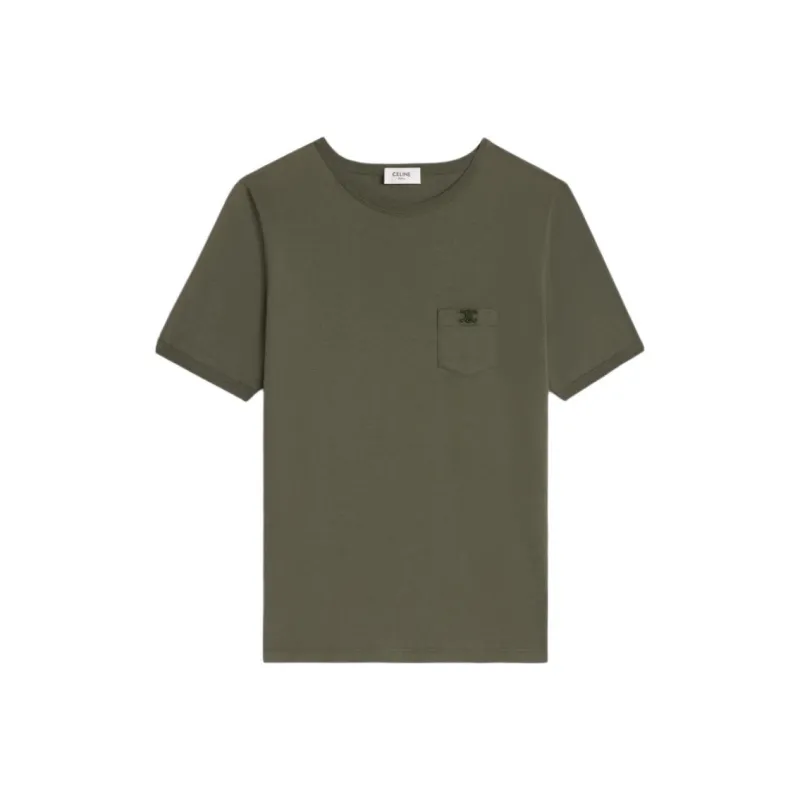 CELINE T Shirts Women's Green-0