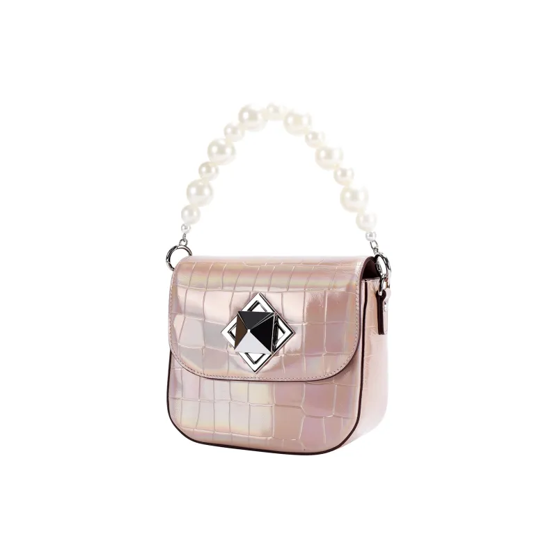 COURONNE Cow Leather Handbag Regular Women's Multicolor-2