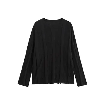 Initial Language Knitwear Women's Black