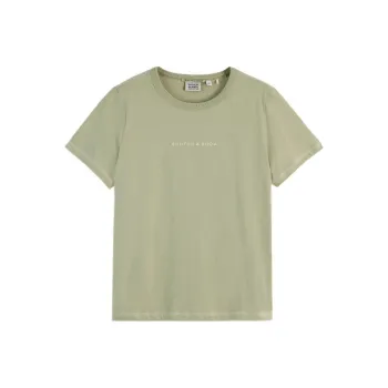 Scotch&Soda T-Shirt Women's Washable Sage Green