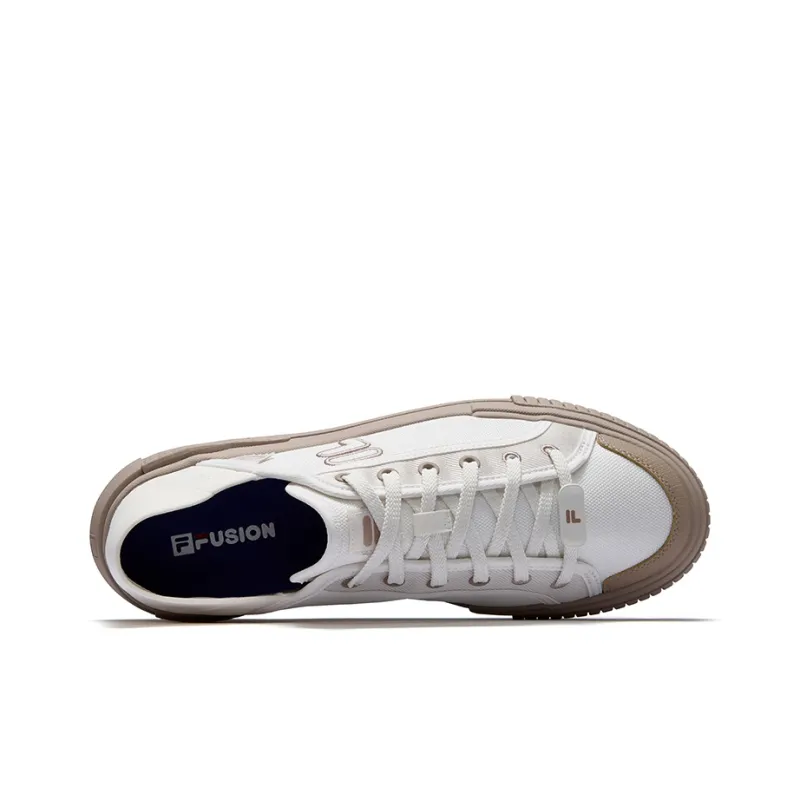 FILA FUSION Wallride Low Top Skateboard Shoes Men's White Brown-2
